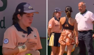 French Open Star Who Was Disqualified Chokes Back Tears After Mixed Doubles Glory